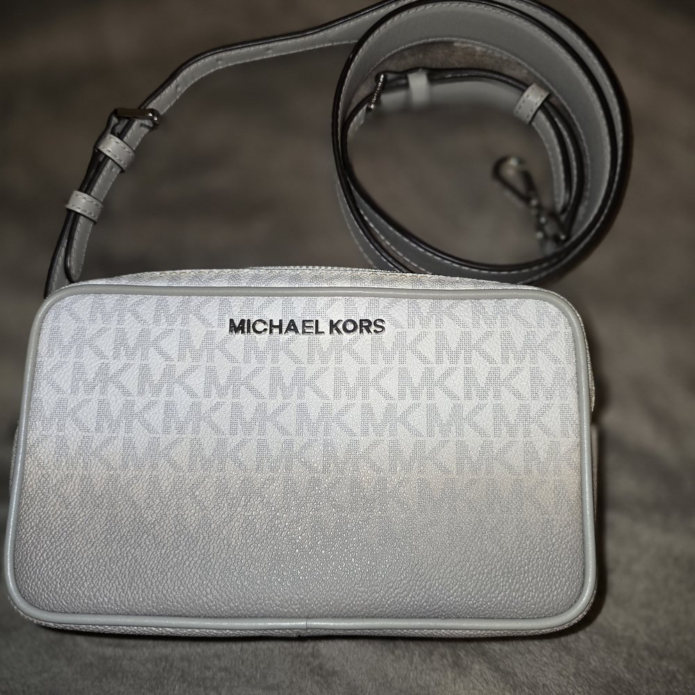 Michael Kors Gray Crossbody Bag